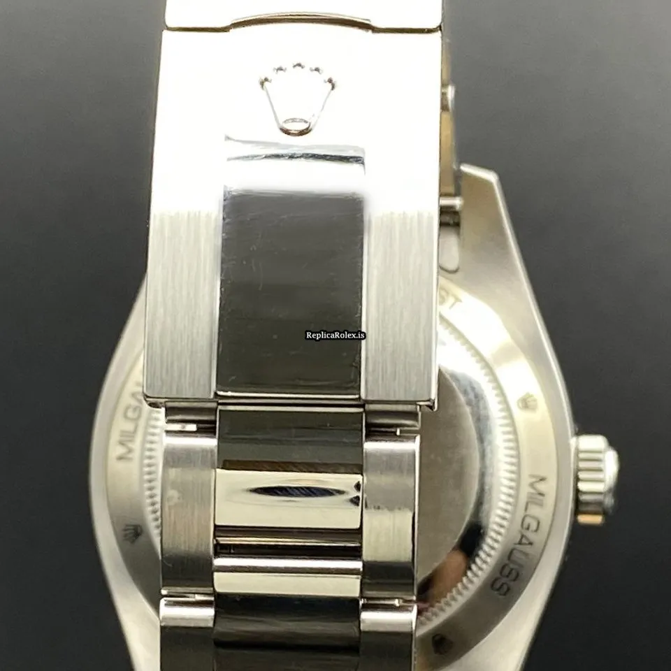 Quality Fakes Rolex Milgauss 116400gv Caliber 3131 Automatic Movement 40mm Steel Case Mens/unisex Watch - Image 10