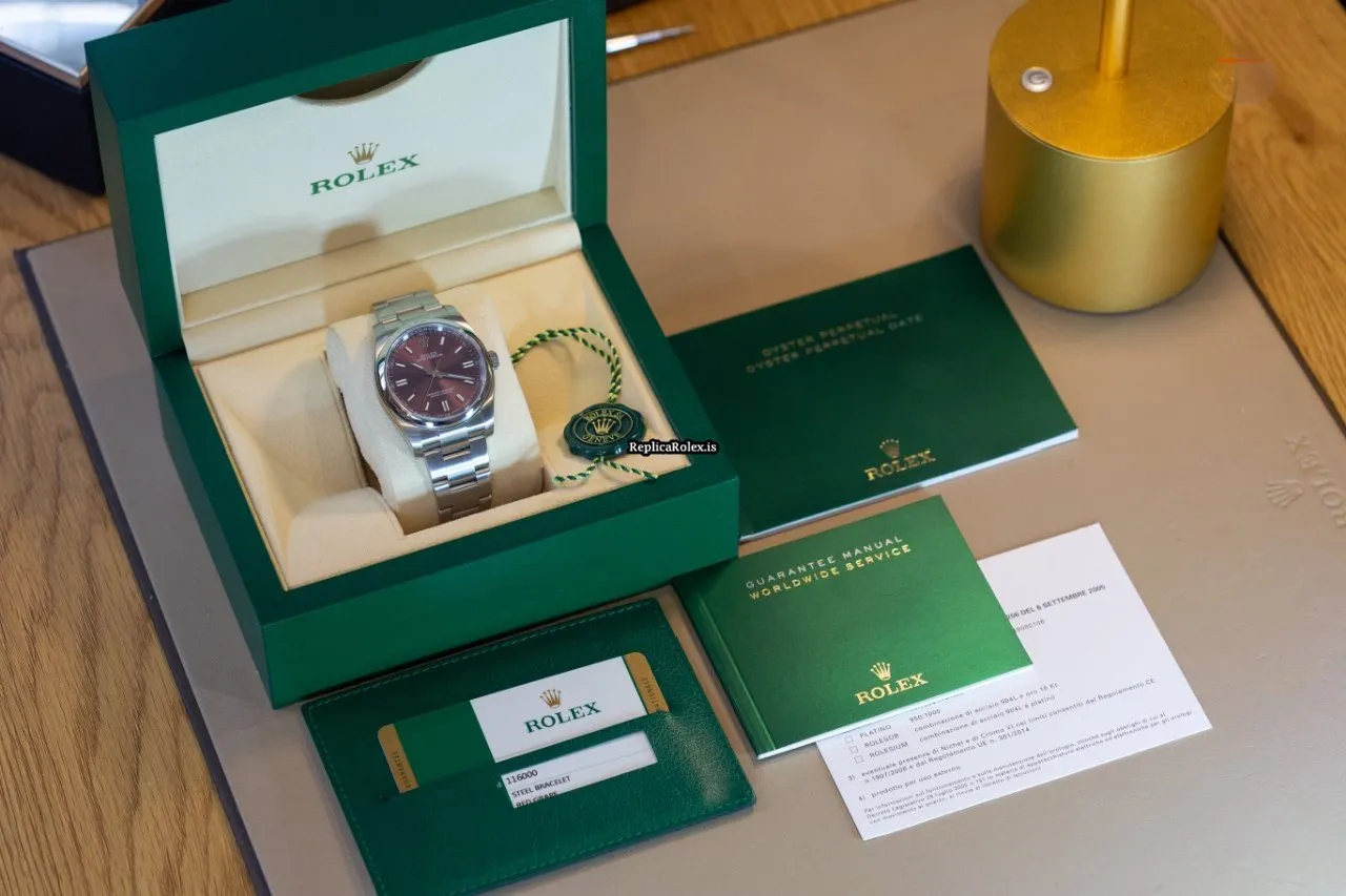 Trustworthy Replica Rolex Oyster Perpetual 36 116000 Caliber 3130 Automatic Movement 36mm Steel Case Mens/unisex Watch - Image 10