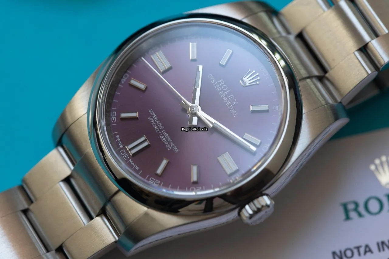 Trustworthy Replica Rolex Oyster Perpetual 36 116000 Caliber 3130 Automatic Movement 36mm Steel Case Mens/unisex Watch - Image 13