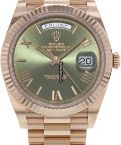 Nice Fake Rolex Day-date 40 228235 Caliber 3255 Automatic Movement 40mm Rose Gold Case Mens/unisex Watch