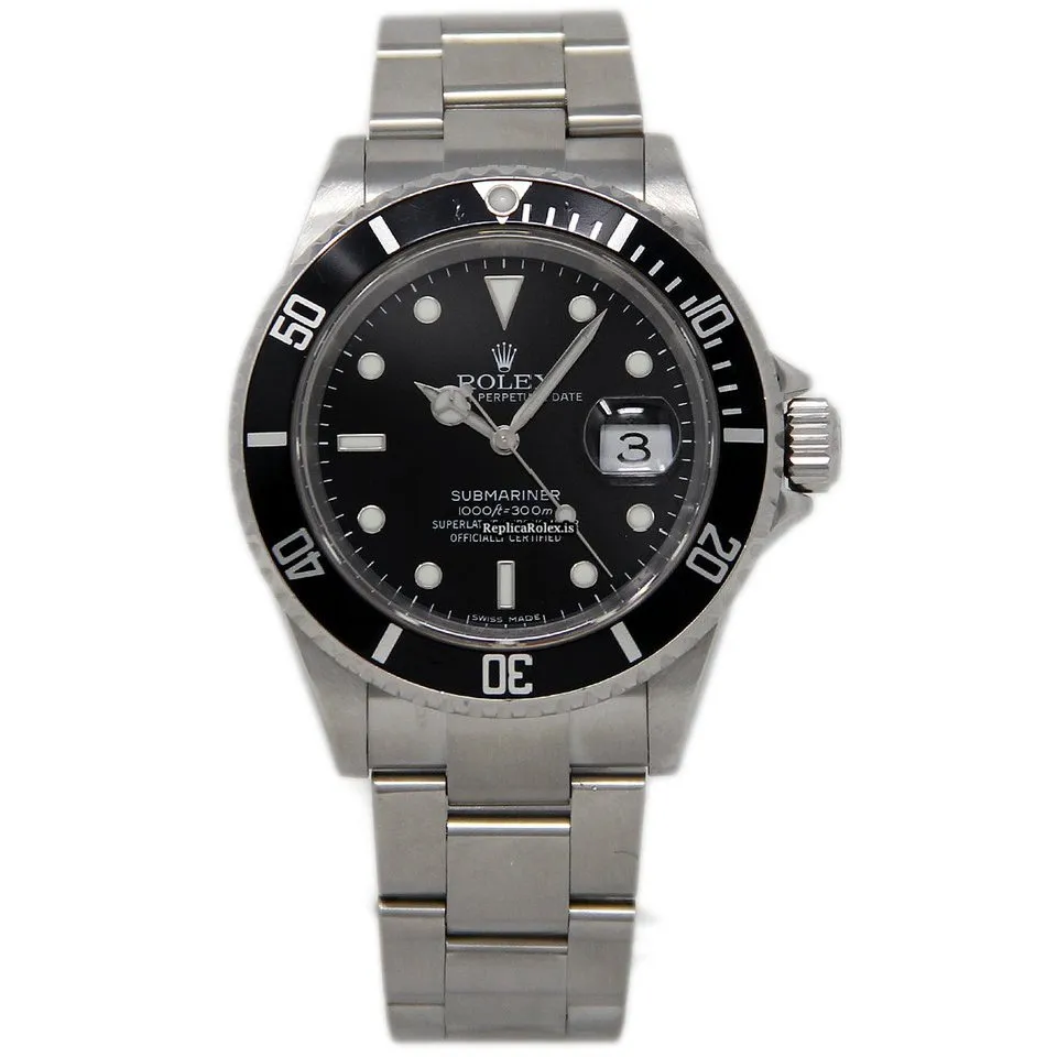 Best Replica Rolex Submariner Date 16610 Caliber 3135 Automatic Movement 40mm Steel Case Mens/unisex Watch - Image 2