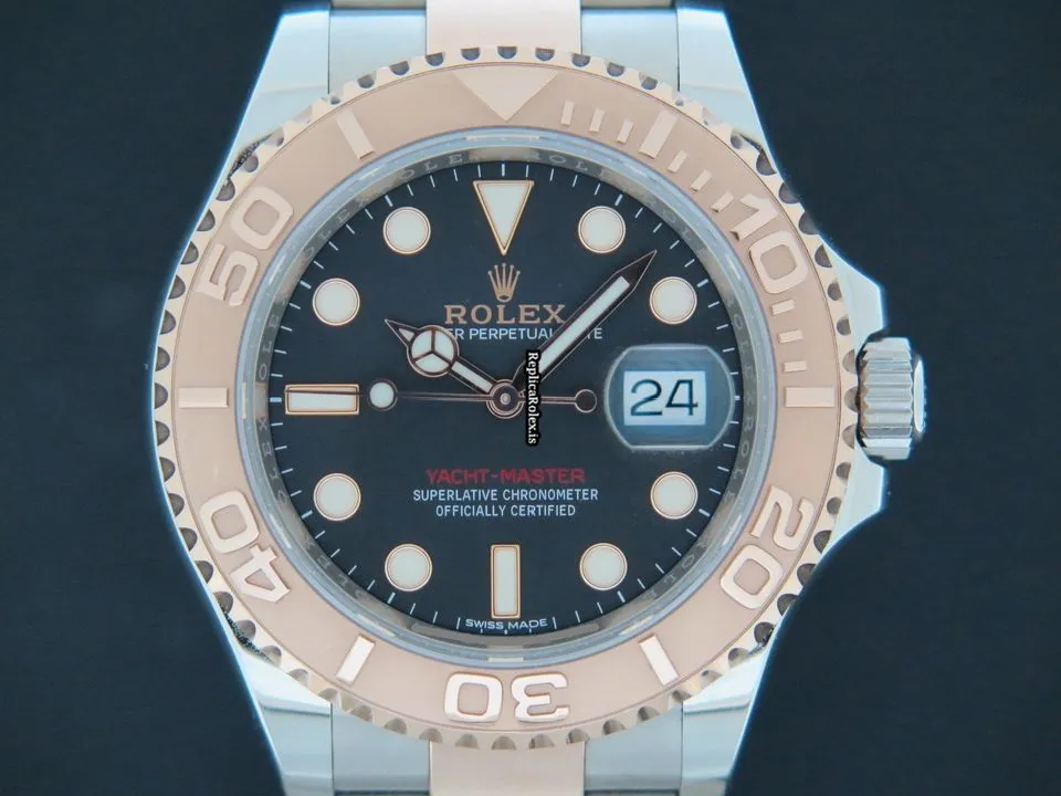 Remarkable Fake Rolex Yacht-master 40 116621 Automatic Movement 40mm Gold/steel Case Mens/unisex Watch - Image 2