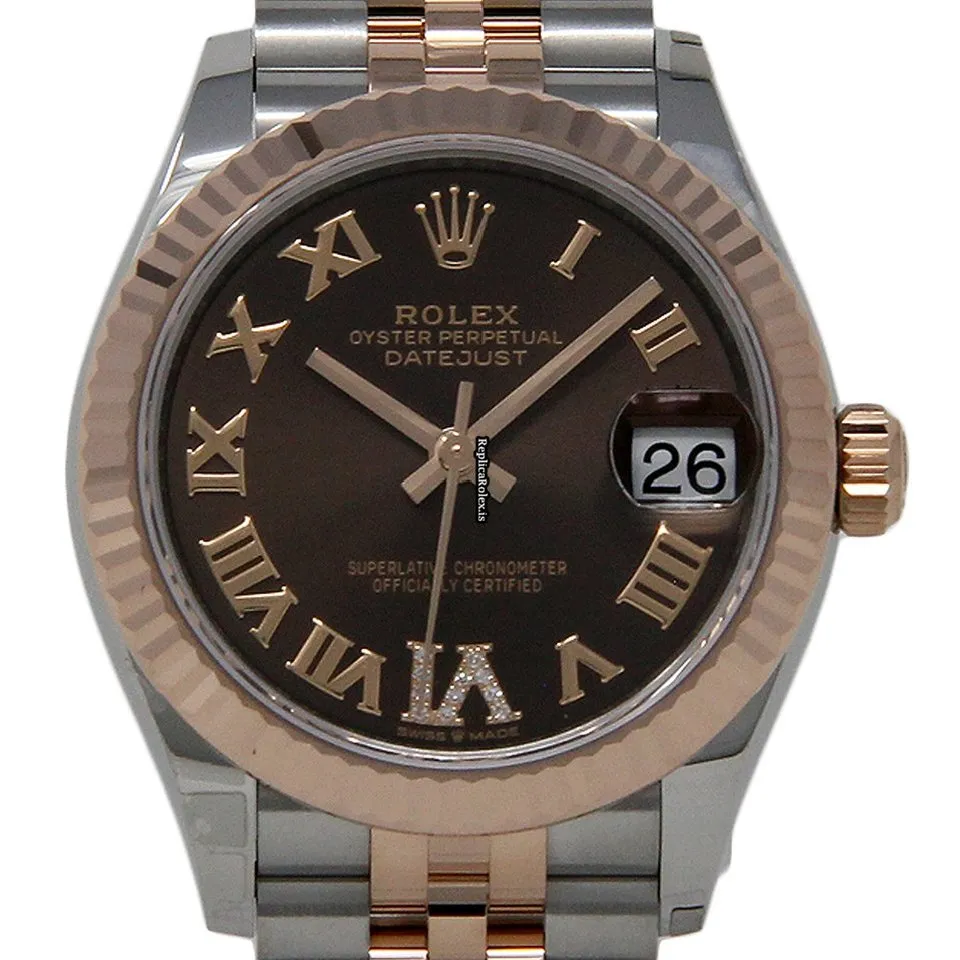 Swiss Fake Rolex Datejust 278271 Automatic Movement 31mm Steel Case Womens Watch