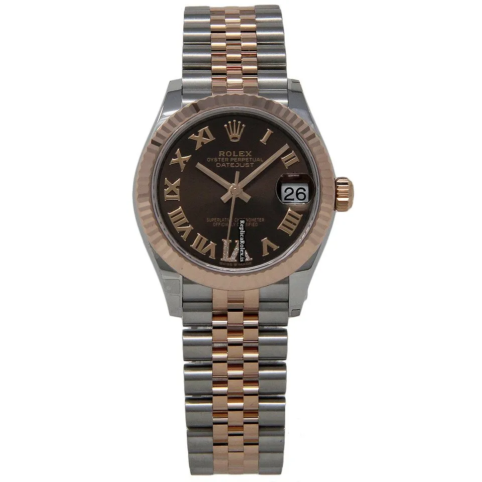 Swiss Fake Rolex Datejust 278271 Automatic Movement 31mm Steel Case Womens Watch - Image 2