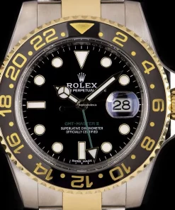 Terrific Replica Rolex Gmt-master II 116713ln Automatic Movement 40mm Gold/steel Case Mens/unisex Watch