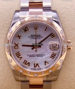 Attractive Copies Rolex Lady-datejust 178341 Automatic Movement 31mm Gold/steel Case Womens Watch