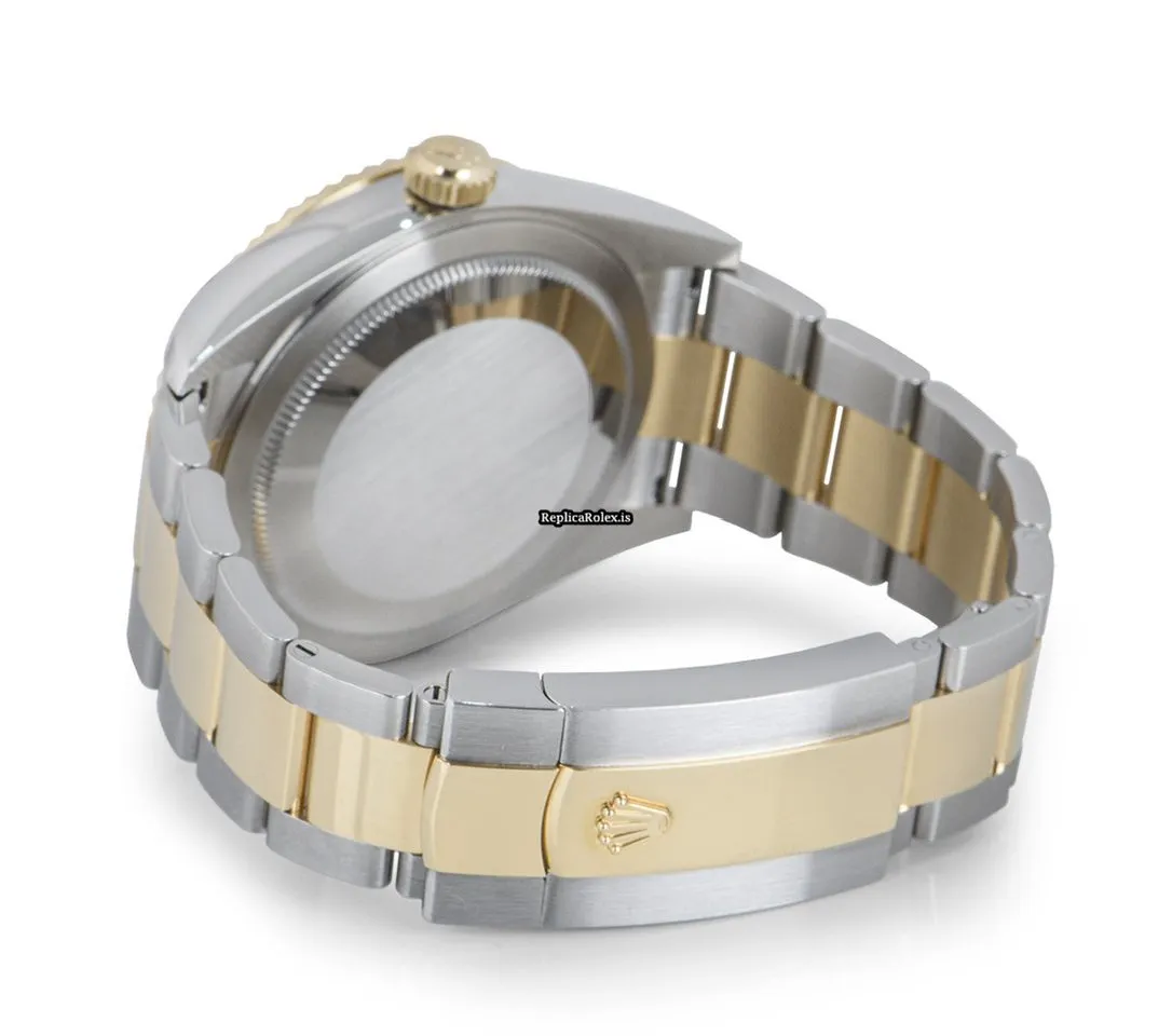 1:1 Fake Rolex Sky-dweller 326933 Automatic Movement 42mm Gold/steel Case Mens/unisex Watch - Image 6