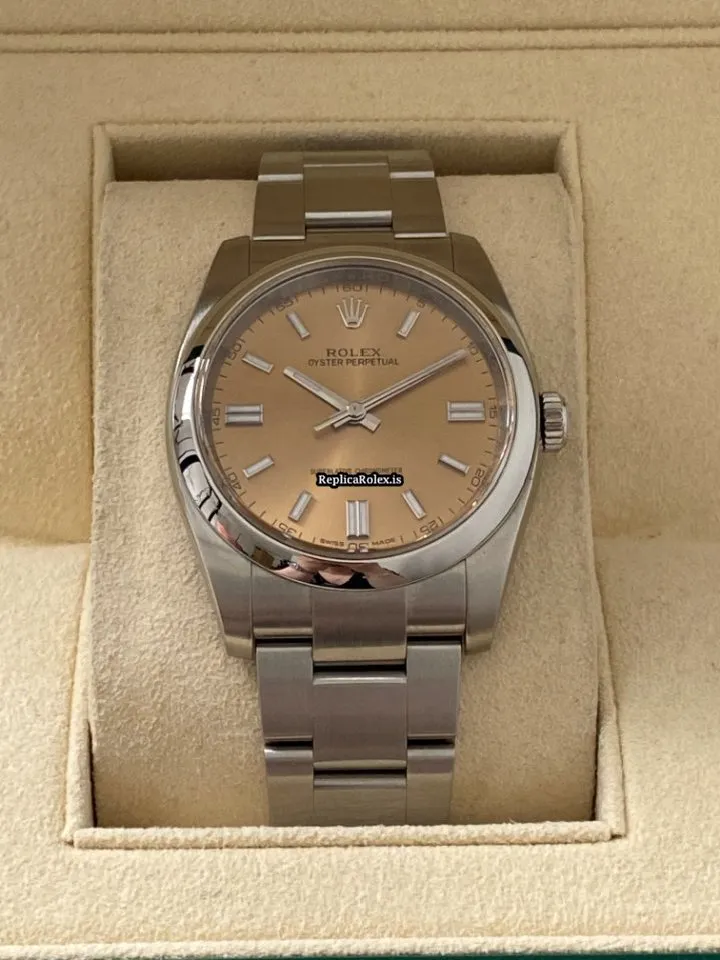 Amazing Fake Rolex Oyster Perpetual 36 116000 Automatic Movement 36mm Steel Case Mens/unisex Watch - Image 7