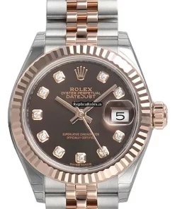 Cheap Replica Rolex Lady-datejust 279171 Automatic Movement 28mm Gold/steel Case Womens Watch