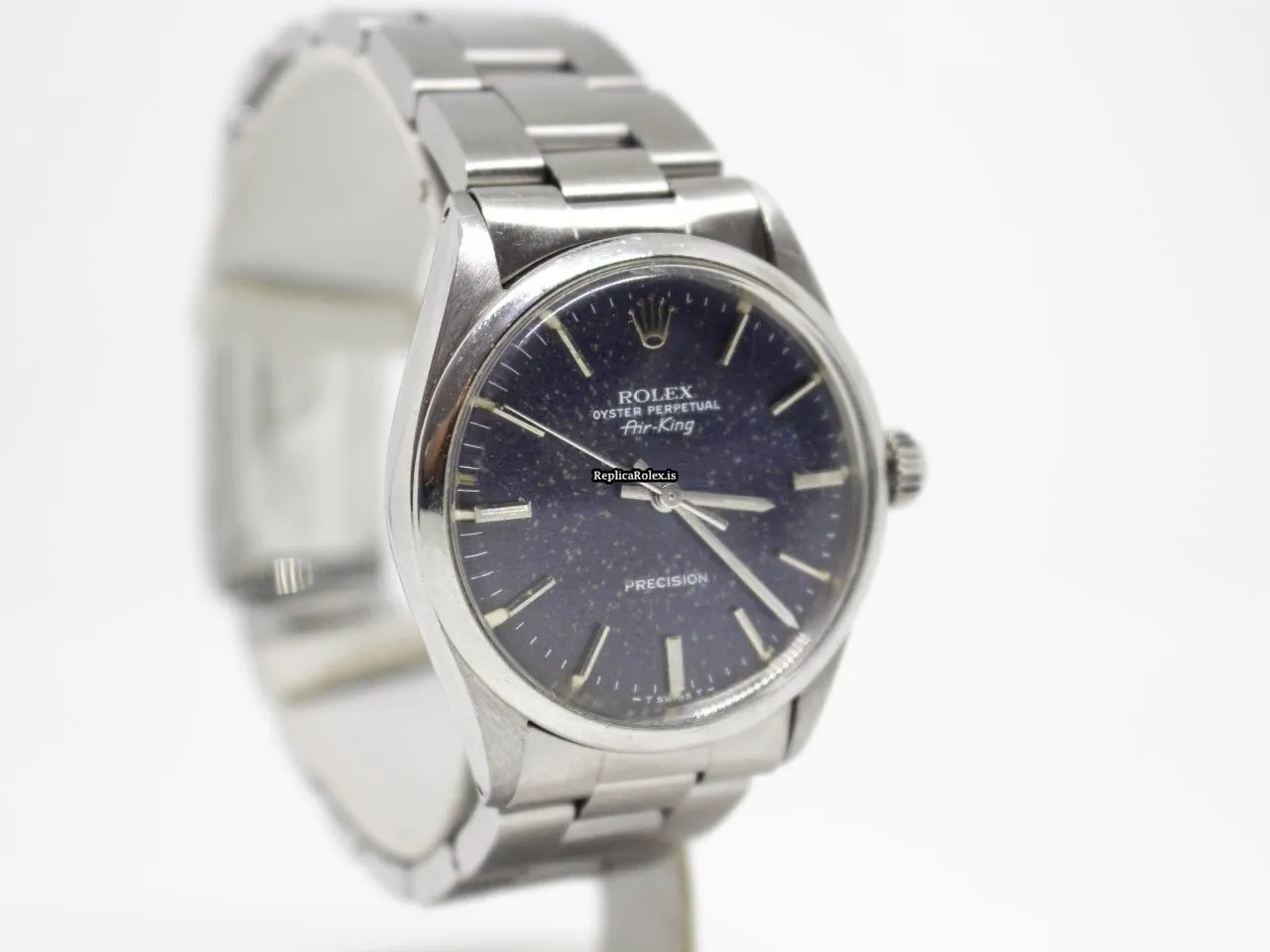 Reliable Replica Rolex Air King Precision 5500 Caliber 1520 Automatic Movement 34mm Steel Case Mens/unisex Watch - Image 2