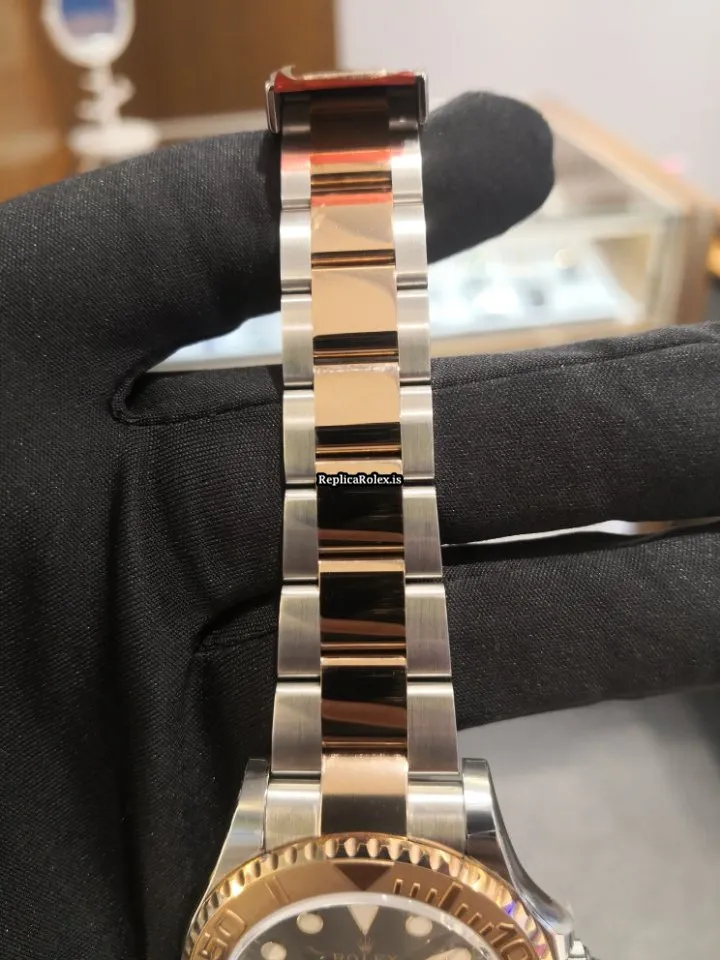 Discount Fake Rolex Yacht-master 40 116621 Caliber 3135 Automatic Movement 40mm Gold/steel Case Mens/unisex Watch - Image 6