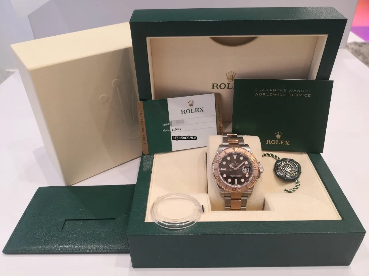 Discount Fake Rolex Yacht-master 40 116621 Caliber 3135 Automatic Movement 40mm Gold/steel Case Mens/unisex Watch - Image 9