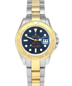 Amazing Imitation Rolex Yacht-master 169623 Caliber 2235 Automatic Movement 29mm Gold/steel Case Womens Watch