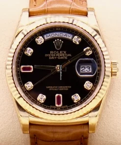 Offering Replica Rolex Day-date 36 118138 Automatic Movement 36mm Yellow Gold Case Mens/unisex Watch