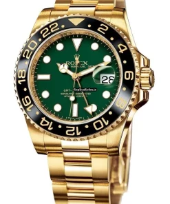 Good Replica Rolex Gmt-master II 116718ln Caliber 3186 Automatic Movement 40mm Yellow Gold Case Mens/unisex Watch
