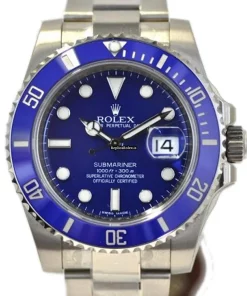 Exquisite Replica Rolex Submariner Date 116619 Caliber 3135 Automatic Movement 40mm White Gold Case Mens/unisex Watch