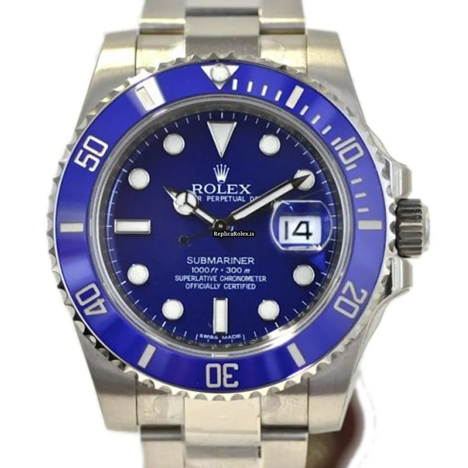 Exquisite Replica Rolex Submariner Date 116619 Caliber 3135 Automatic Movement 40mm White Gold Case Mens/unisex Watch