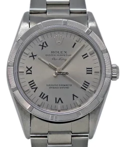 Amazing Replica Rolex Air King Precision 14010 Automatic Movement 34mm Steel Case Womens Watch