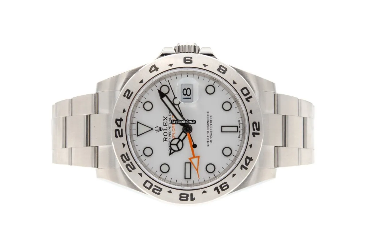 Discount Imitation Rolex Explorer II 216570 Caliber 3187 Automatic Movement 42mm Steel Case Mens/unisex Watch - Image 2