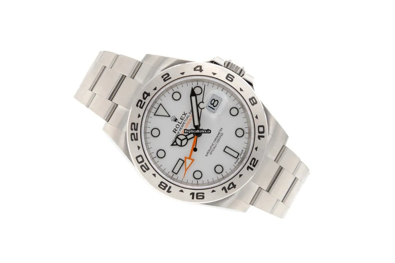 Discount Imitation Rolex Explorer II 216570 Caliber 3187 Automatic Movement 42mm Steel Case Mens/unisex Watch - Image 3