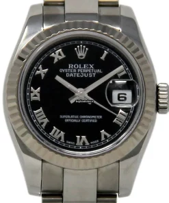 Great Replica Rolex Lady-datejust 179174 Caliber 2235 Automatic Movement 26mm Steel Case Womens Watch