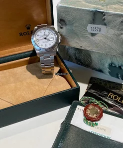 Terrific Replica Rolex Explorer II 16570 Caliber 3185 Automatic Movement 40mm Steel Case Mens/unisex Watch