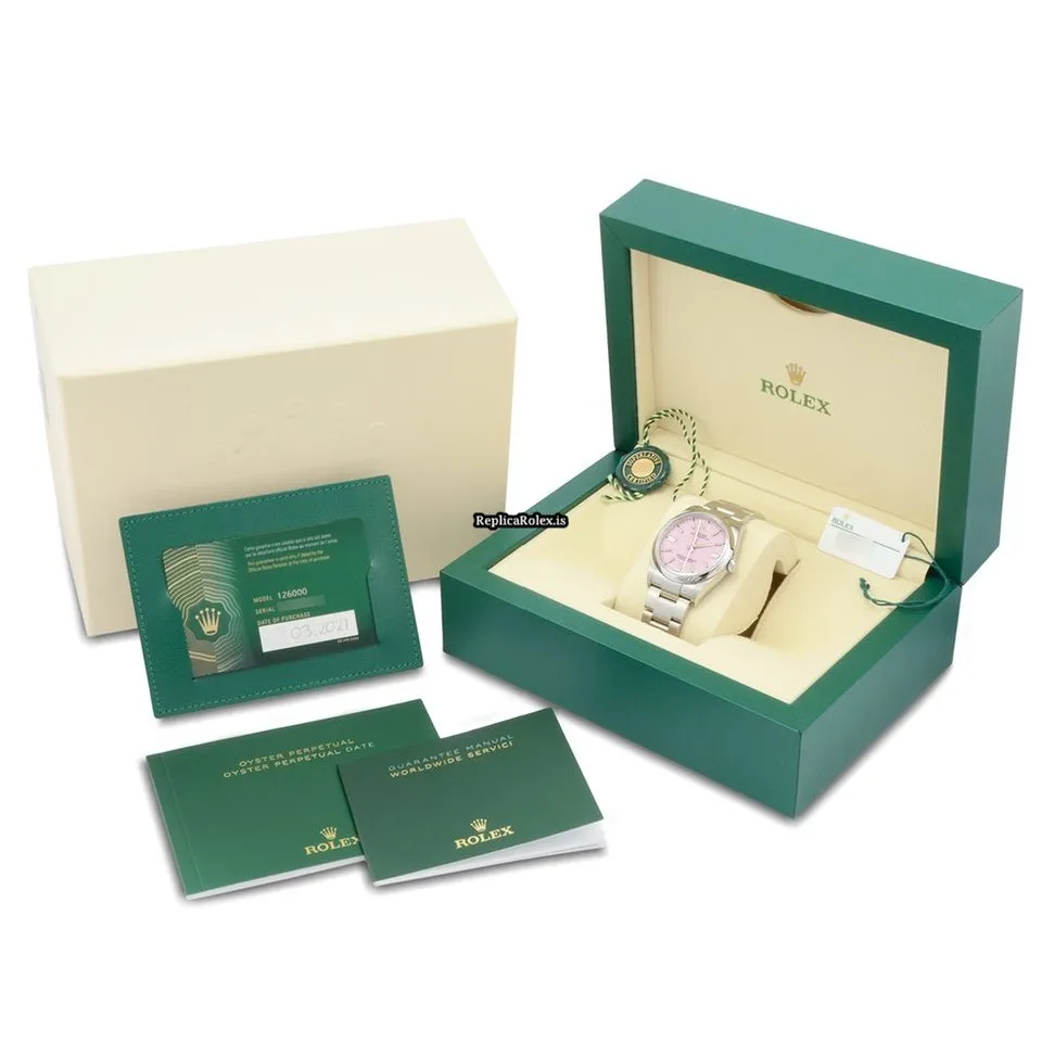 Fine Fake Rolex Oyster Perpetual 36 126000 Caliber 3230 Automatic Movement 36mm Steel Case Mens/unisex Watch - Image 5