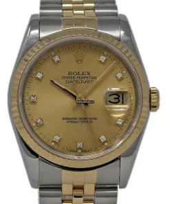 Luxury Replica Rolex Datejust 16233 Automatic Movement 36mm Steel Case Mens/unisex Watch