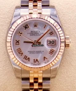 Attractive Clone Rolex Lady-datejust 179171 Caliber 2235 Automatic Movement 26mm Gold/steel Case Womens Watch