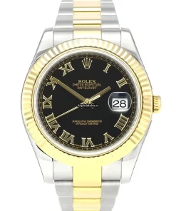 1:1 Replica Rolex Datejust II 116333 Caliber 3136 Automatic Movement 41mm Gold/steel Case Mens/unisex Watch