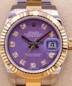 Appealing Replica Rolex Lady-datejust 279173 Automatic Movement 28mm Gold/steel Case Womens Watch