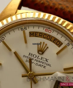 Neat Fake Rolex Day-date 36 1803 Cosc Automatic Movement 36mm Yellow Gold Case Mens/unisex Watch