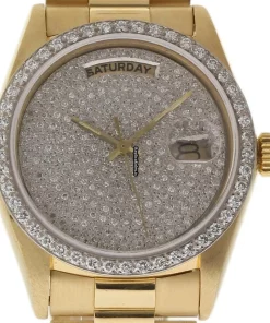 Reliable Replica Rolex Day-date 36 18038 Automatic Movement 36mm Yellow Gold Case Mens/unisex Watch