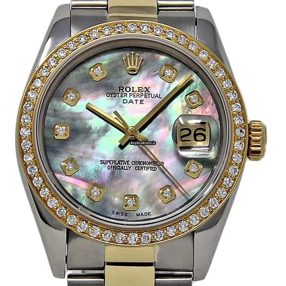 Swiss Fake Rolex Oyster Perpetual Date 1505 Automatic Movement 34mm Steel Case Mens/unisex Watch