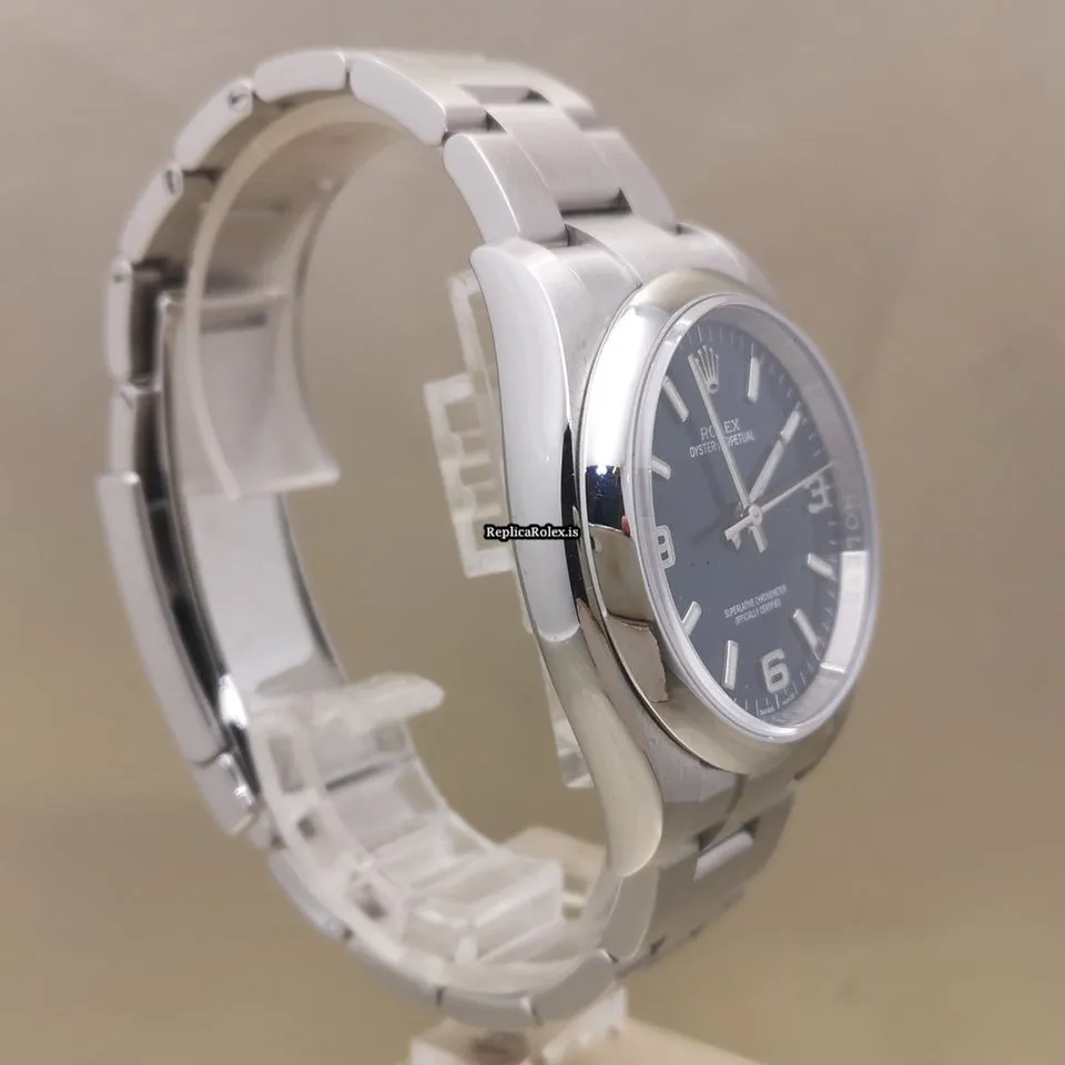 Trustworthy Replica Rolex Oyster Perpetual 36 116000 Caliber 3130 Automatic Movement 36mm Steel Case Mens/unisex Watch - Image 3
