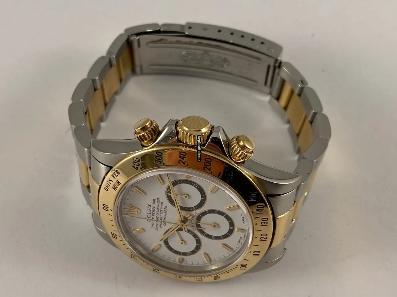 Durable Replica Rolex Daytona 16523 Caliber 4030 Automatic Movement 40mm Gold/steel Case Mens/unisex Watch - Image 5