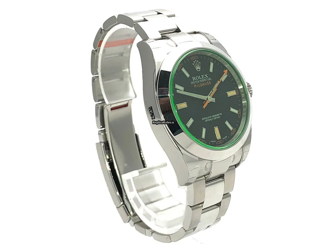 Design Fake Rolex Milgauss 116400gv Caliber 3131 Automatic Movement 40mm Steel Case Mens/unisex Watch - Image 3