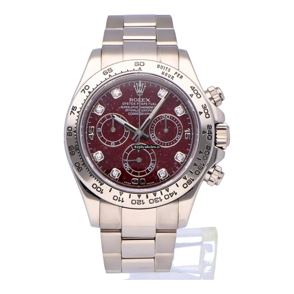 Great Replica Rolex Daytona 116509 Automatic Movement White Gold Case Mens/unisex Watch