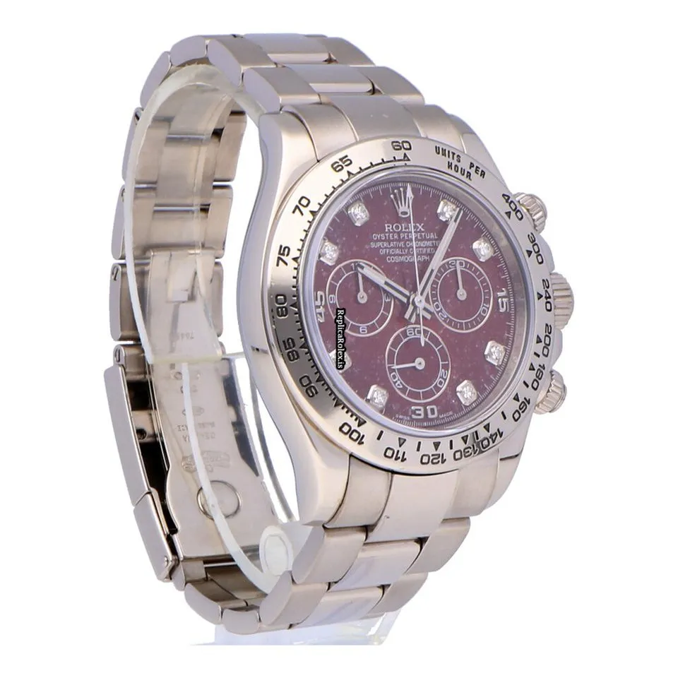 Great Replica Rolex Daytona 116509 Automatic Movement White Gold Case Mens/unisex Watch - Image 8