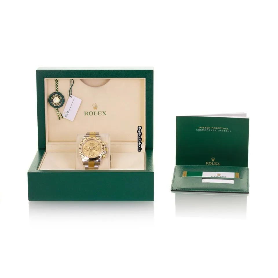 Top Replica Rolex Daytona 116503 Automatic Movement 40mm Gold/steel Case Watch - Image 5