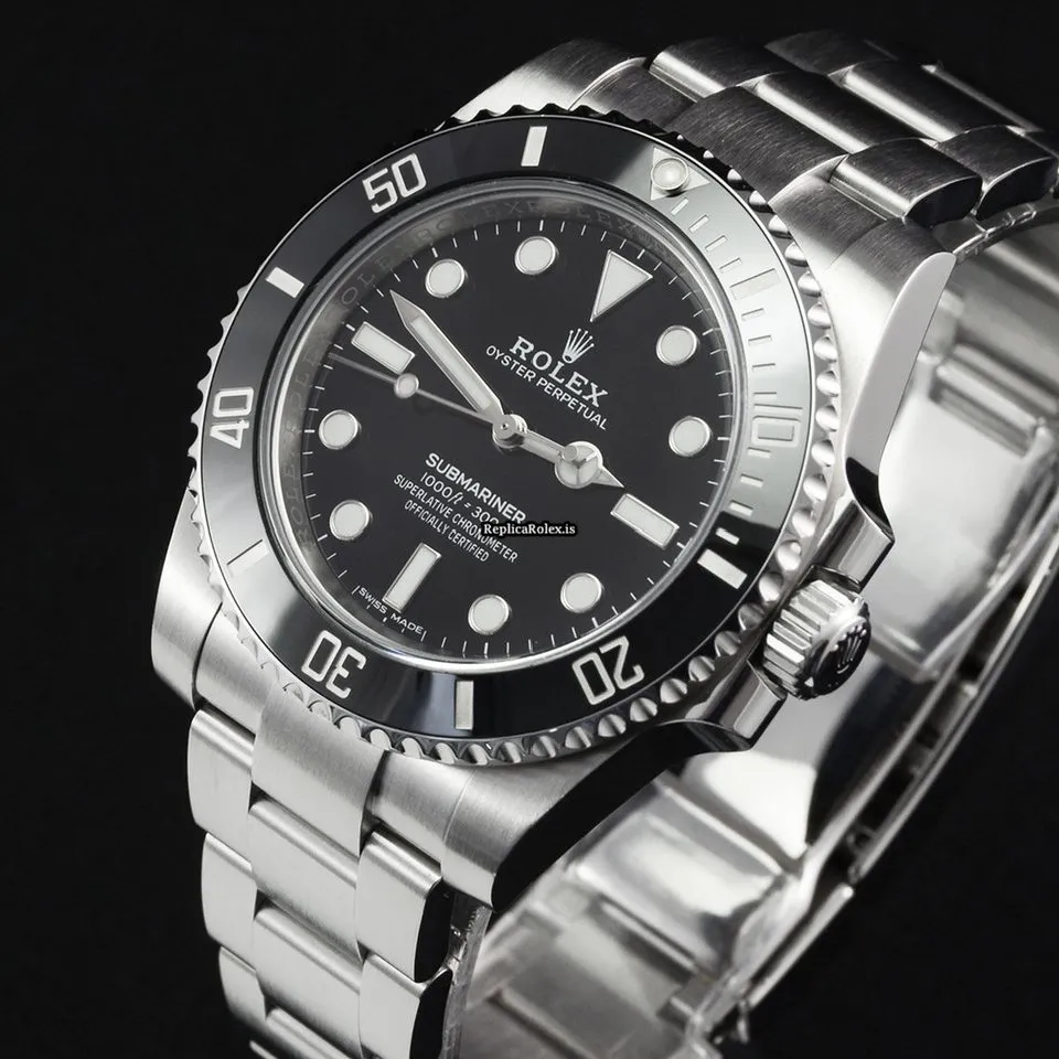 Wonderful Fake Rolex Submariner 114060 Caliber 3130 Automatic Movement 40mm Steel Case Mens/unisex Watch - Image 9