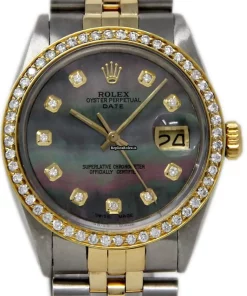 Pleasing Replica Rolex Oyster Perpetual Date 1500 Automatic Movement 34mm Steel Case Womens Watch