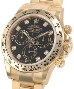 Awesome Clone Rolex Daytona 116508 Caliber 4130 Automatic Movement 40mm Yellow Gold Case Mens/unisex Watch