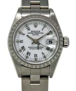 Pleasing Fake Rolex Oyster Perpetual Lady Date 69240 Automatic Movement 26mm Steel Case Womens Watch