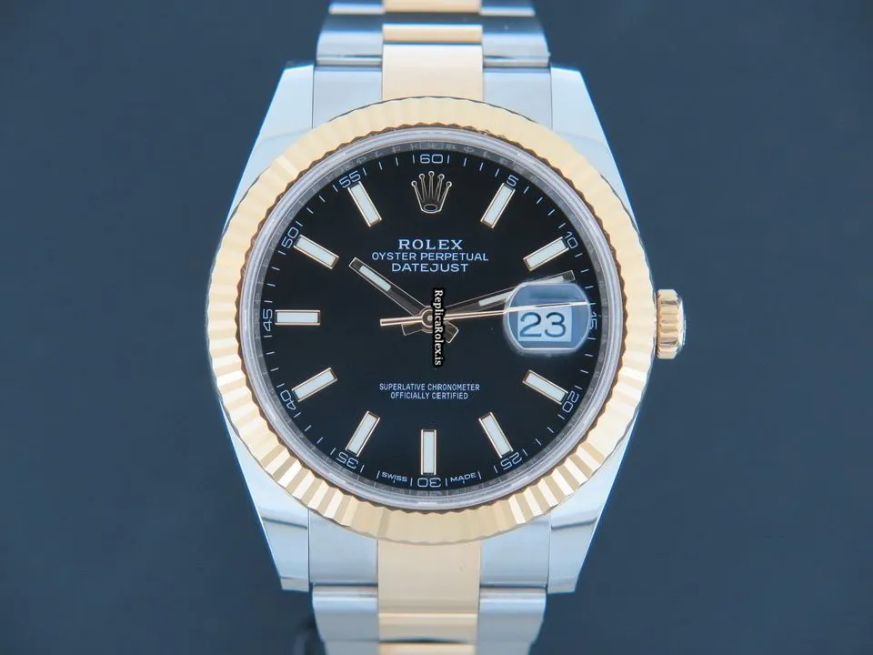 Top Fake Rolex Datejust 126333 Automatic Movement 41mm Gold/steel Case Mens/unisex Watch - Image 3