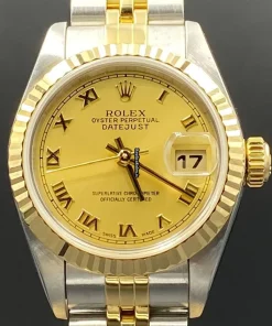 Awesome Replica Rolex Lady-datejust 79173 Caliber 2235 Automatic Movement 26mm Gold/steel Case Womens Watch