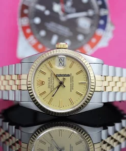 Amazing Fake Rolex Lady-datejust 68273 Caliber 2135 Automatic Movement 31mm Gold/steel Case Womens Watch
