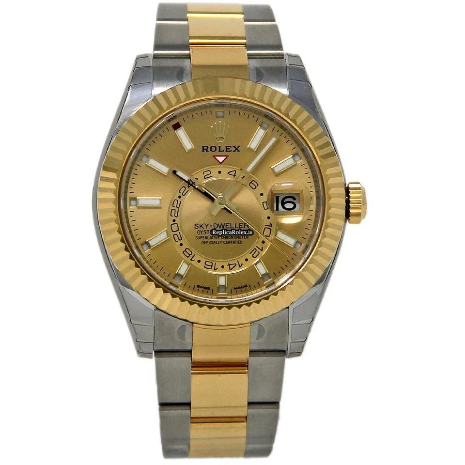 1:1 Fake Rolex Sky-dweller 326933 Caliber 9001 Automatic Movement 42mm Steel Case Mens/unisex Watch - Image 2