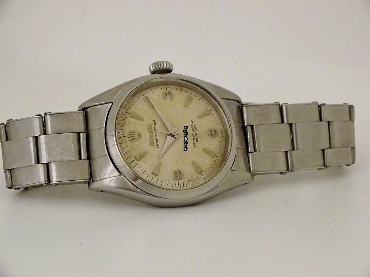 Defect Replica Rolex Oyster Perpetual 6580 Caliber 1030 Automatic Movement 34,5mm Steel Case Mens/unisex Watch - Image 3