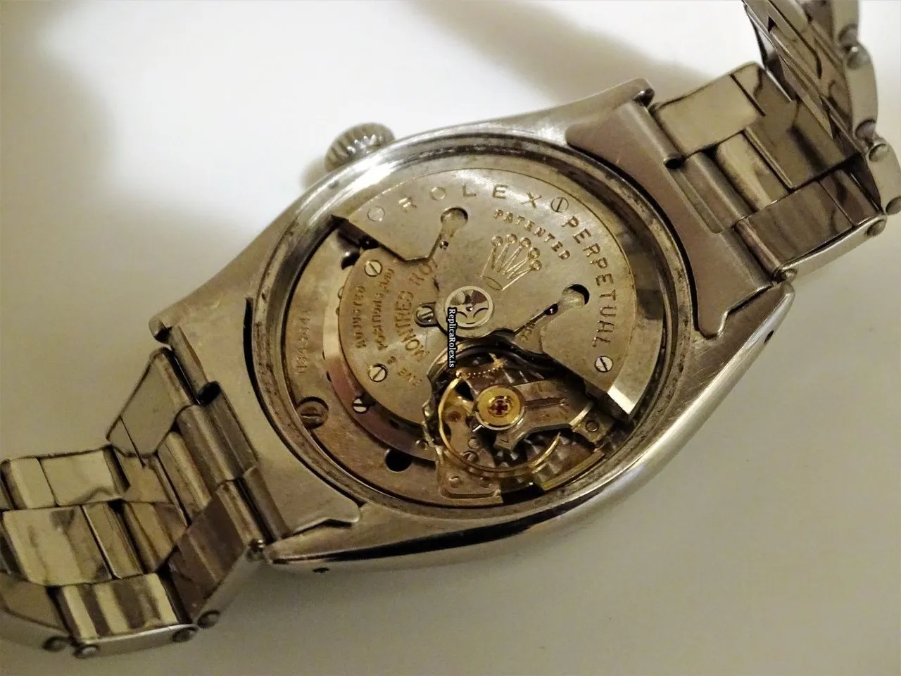 Defect Replica Rolex Oyster Perpetual 6580 Caliber 1030 Automatic Movement 34,5mm Steel Case Mens/unisex Watch - Image 8